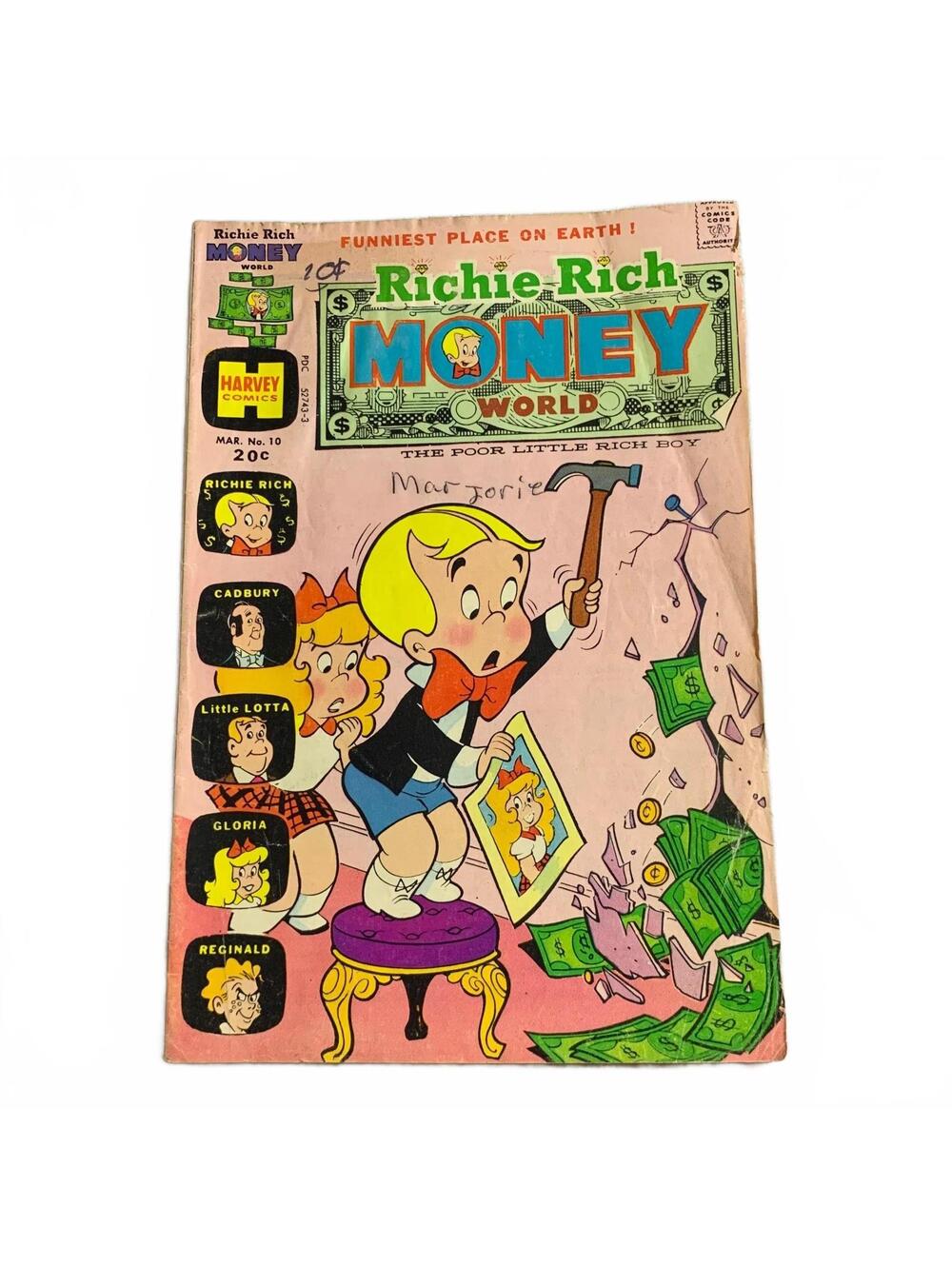 Richie Rich Money World #10 Harvey Comics Humor Kids Comic Book March 1974